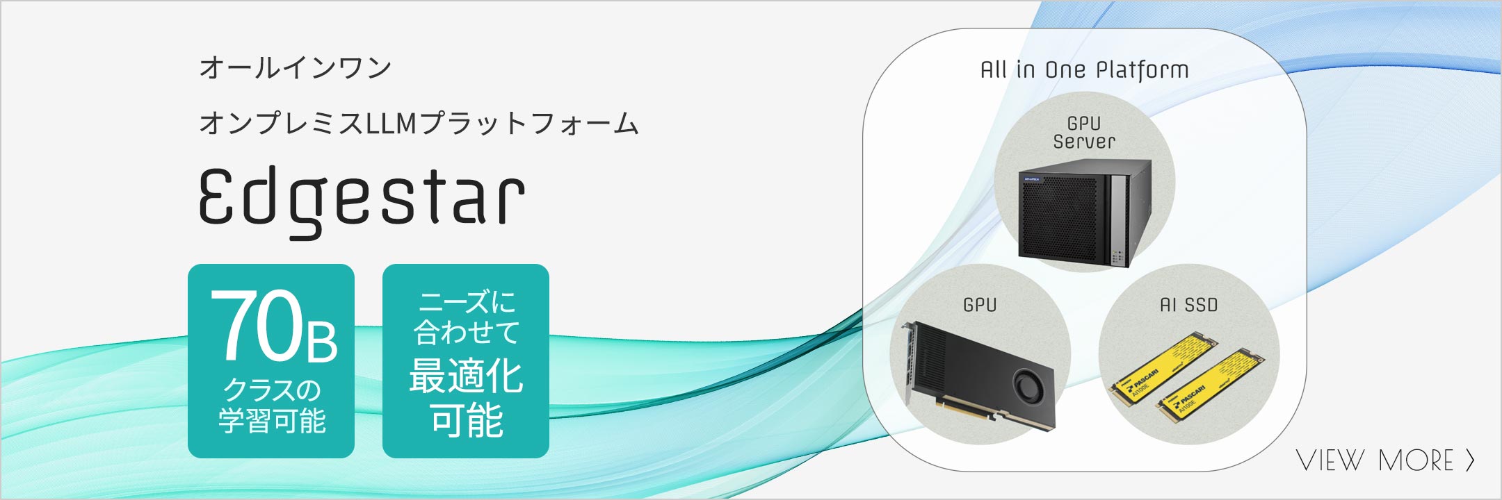 Edgestar オンプレミスLLMプラットフォーム(取扱製品)
