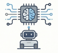 AIブレインとロボット