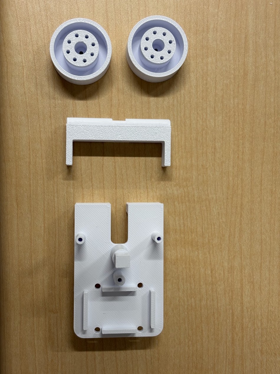 3Dプリンタ製のパーツ