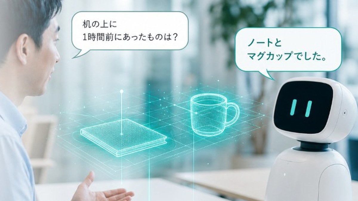 「昨日そこにあった物、いまどこ?」に答えて、取りに行く ― 時空間セマンティックマップ「STREAM4D」