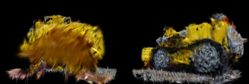 Gaussian Splattingによる写実描画